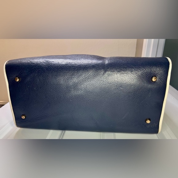 COACH Dempsey Tote 40 In Signature Blue Jacquard with Patch Bag - EUC - Picture 5 of 16